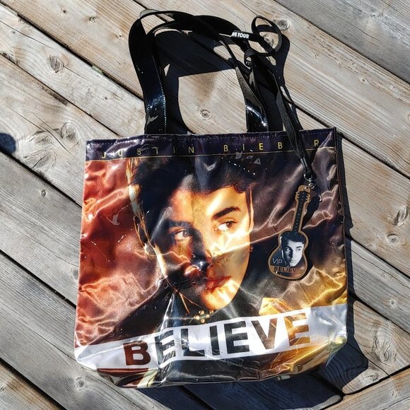 Justin Bieber Believe VIP Tote WITH VIP LANYARD - Picture 1 of 8